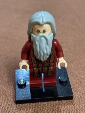 LEGO HARRY POTTER "Albus Dumbledore - Dark Orange Robe" hp313 LIKE NEW!